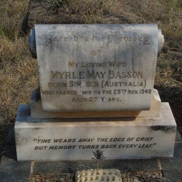 BASSON Myrle May nee SIMPSON -1949