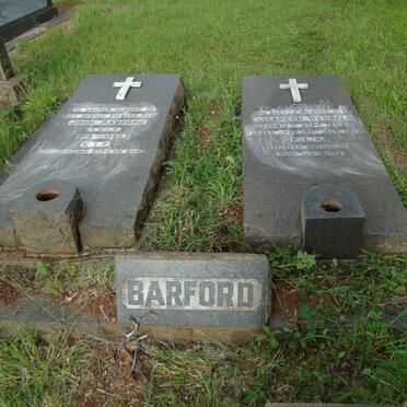 WESSELS Elizabeth 1893-1972 :: BARFORD John 1920-1943