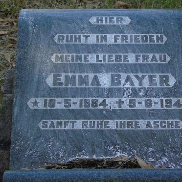 BAYER Emma 1884-1948