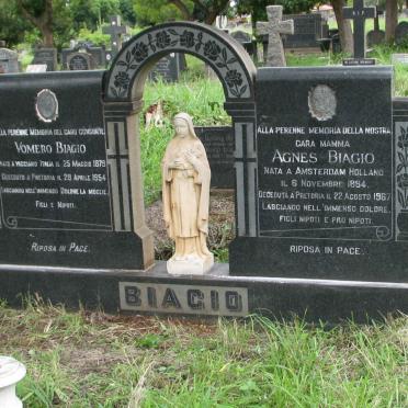 BIAGIO Vomero 1879-1954 &amp; Agnes 1884-1967