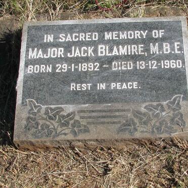 BLAMIRE Jack 1892-1960