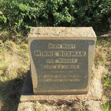 BOSMAN Minnie nee ROODT 