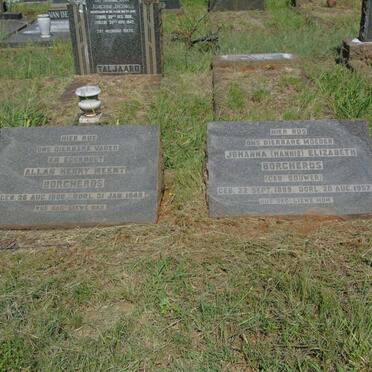 BORCHERDS Allan Henry Meent 1886-1948 & Johanna Elizabeth BOUWER 1889-1957