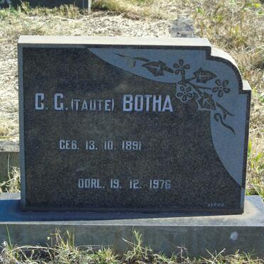 BOTHA C.G., TAUTE 1891-1976