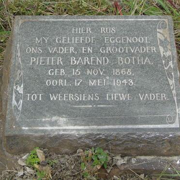 BOTHA Pieter Barend 1868-1948