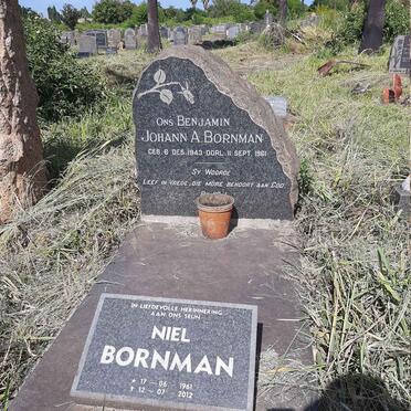 BORNMAN Johann A. 1943-1961 :: BORNMAN Niel 1961-2012
