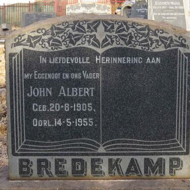 BREDEKAMP John Albert 1905-1955