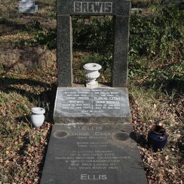 BREWIS Johan Jacob 1893-1953 &amp; Blanche Cecile BEEDLE 1894-1956