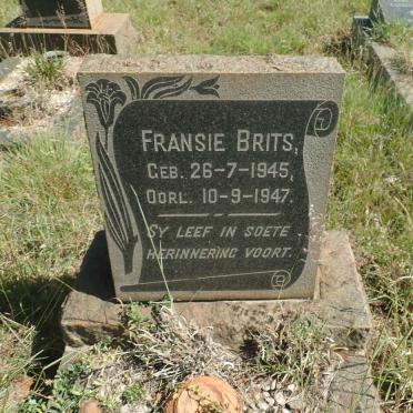 BRITS Fransie 1945-1947