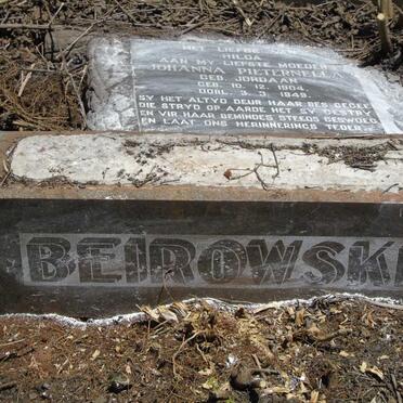 BEIROWSKI Johanna Pieternella nee JORDAAN 1904-1949_1