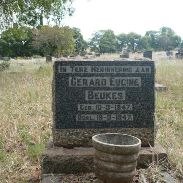 BEUKES Gerard Eugine 1947-1947