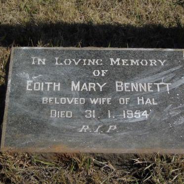BENNETT Edith Mary -1954
