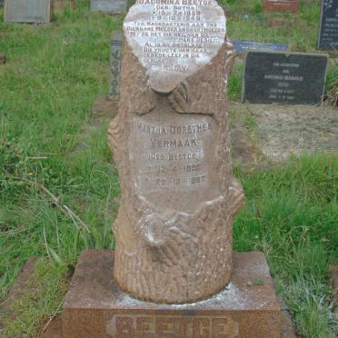 BEETGE Elsje Gezina Jacomina nee BOTHA 1859-1948 :: VERMAAK Martha Dorethea nee BEETGE 1899-1967