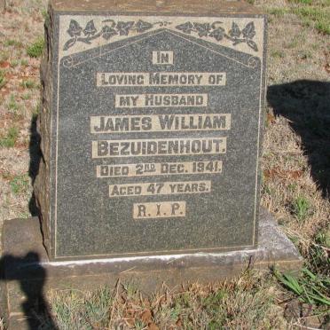 BEZUIDENHOUT James William -1941
