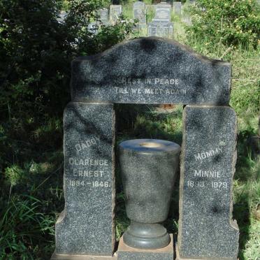 BECKWITH Clarence Ernest 1884-1946 & Minnie 1893-1979