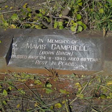 CAMPBELL Mavis nee BIRCH -1945