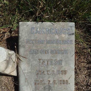 CAIRNCROSS Thyssie 1955-1955