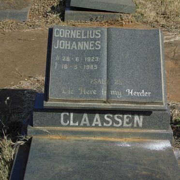 CLAASSEN Cornelius Johannes 1923-1985