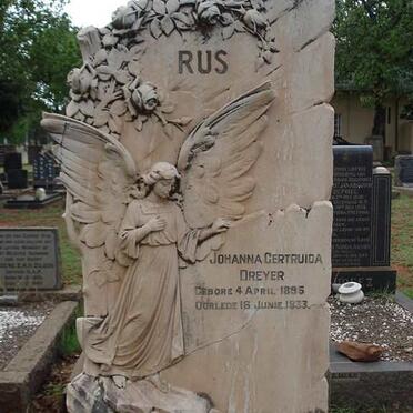 DREYER Johanna Gertruida 1895-1933