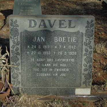 DAVEL Jan 1917-1953 :: DAVEL Boetie 1942-1958 :: STRYDOM Fanie 1920-1993_1