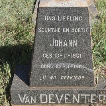 DEVENTER Johann, van 1961-1961