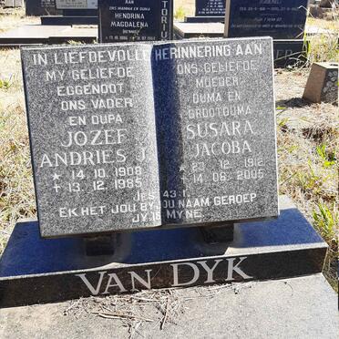 DYK Jozef Andries J., van 1908-1985 &amp; Susara Jacoba 1912-2005