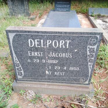 DELPORT Ernst Jacobus 1892-1953