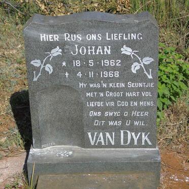 DYK Johan, van 1962-1968