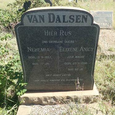 DALSEN Nehemia, van -1957 &amp; Elixene Anicy NAUDE -1958