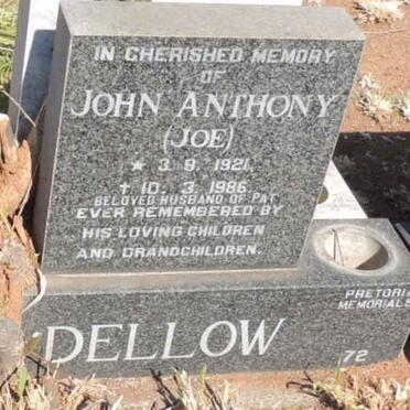DELLOW John Anthony 1921-1986