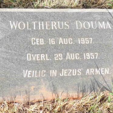DOUMA Woltherus 1957-1957