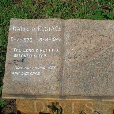 DEYES Harold Eustace 1876-1946