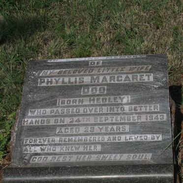 DOO Phyllis Margaret nee HEDLEY -1943