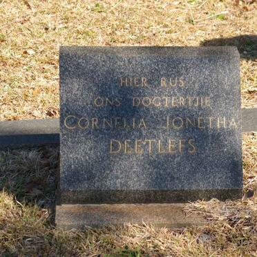 DEETLEFS Cornelia Jonetha 