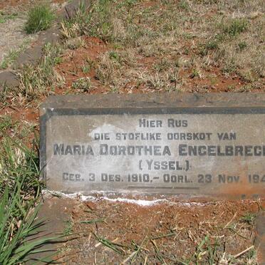ENGELBRECHT Maria Dorothea nee YSSEL 1910-1941