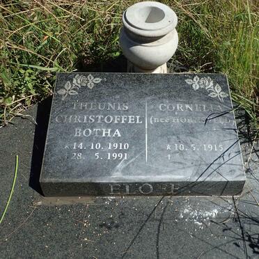 ELOFF Theunis Christoffel Botha 1910-1991 &amp; Cornelia HORNSVELD 1915-