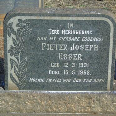 ESSER Pieter Joseph 1931-1958