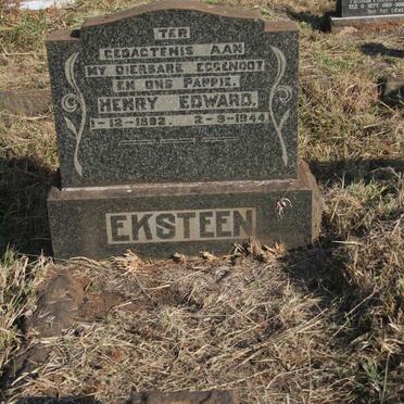 EKSTEEN Henry Edward 1892-1944