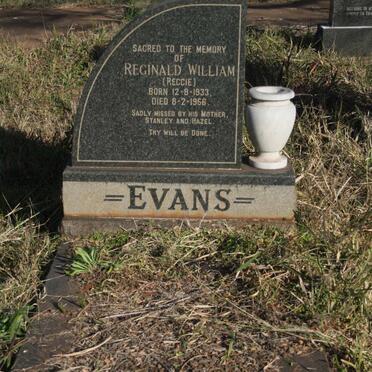 EVANS Reginald William 1933-1956
