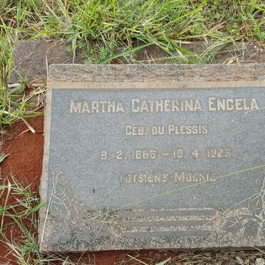 ENGELA Martha Catherina nee DU PLESSIS 186?-1923