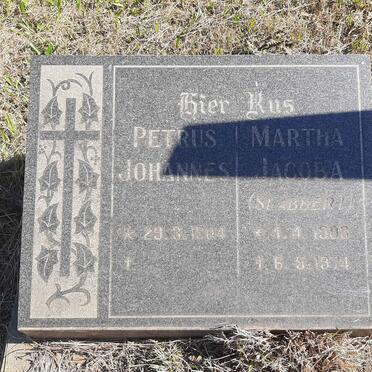 ECK Petrus Johannes, van 1904- &amp; Martha Jacoba SLABBERT 1903-1974
