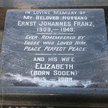 ELLING Ernst Johannes Franz, von 1909-1949 &amp; Elizabeth SODEN 1915-1988