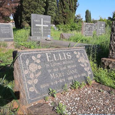 ELLIS Mary Jane 1876-1955