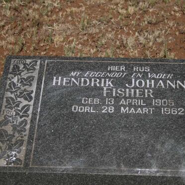 FISHER Hendrik Johannes 1905-1962