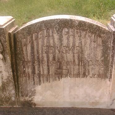 FENSKE Cecelia Gertrud 1932-1933