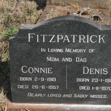 FITZPATRICK Denis 1914-1970 &amp; Connie 1919-1957