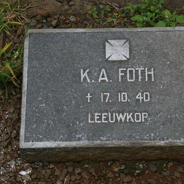 FOTH K.A. -1940