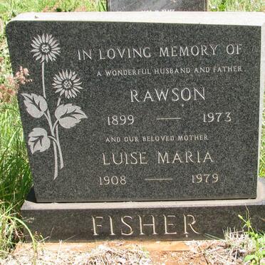 FISHER Rawson 1899-1973 &amp; Luise Maria 1908-1979