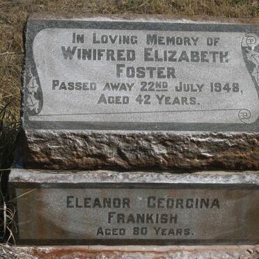 FRANKISH Eleanor Georgina :: FOSTER Winifred Elizabeth -1948