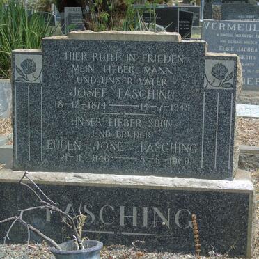 FASCHING Josef 1874-1945 :: FASCHING Eugen Josef 1946-1969